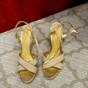 Lilly Pulitzer Gold Wedges